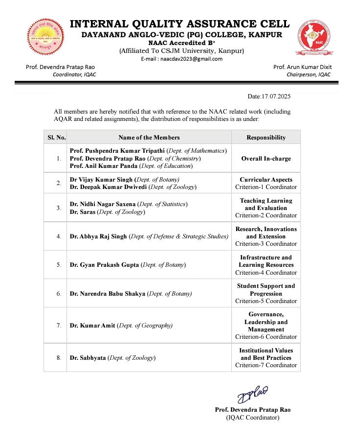 NAAC Steering Committee